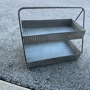 Gray Kitchen Organizer with Multiple Compartments